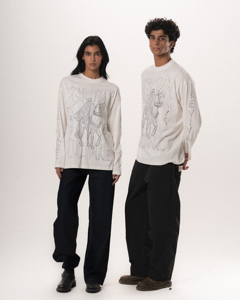 Egyptian Culture Oversized Long Sleeves
