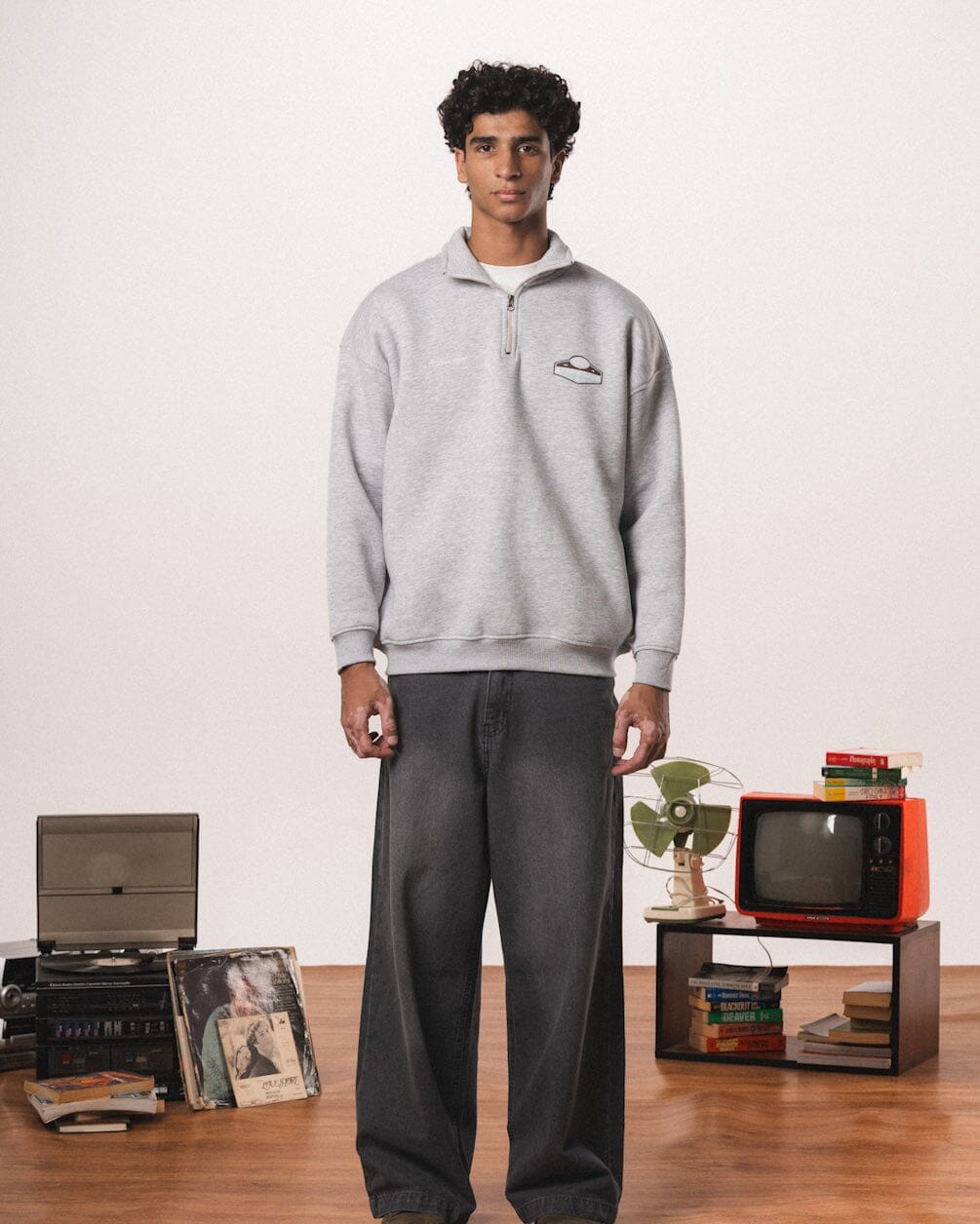 Afterclass Oversized Quarter Zipper