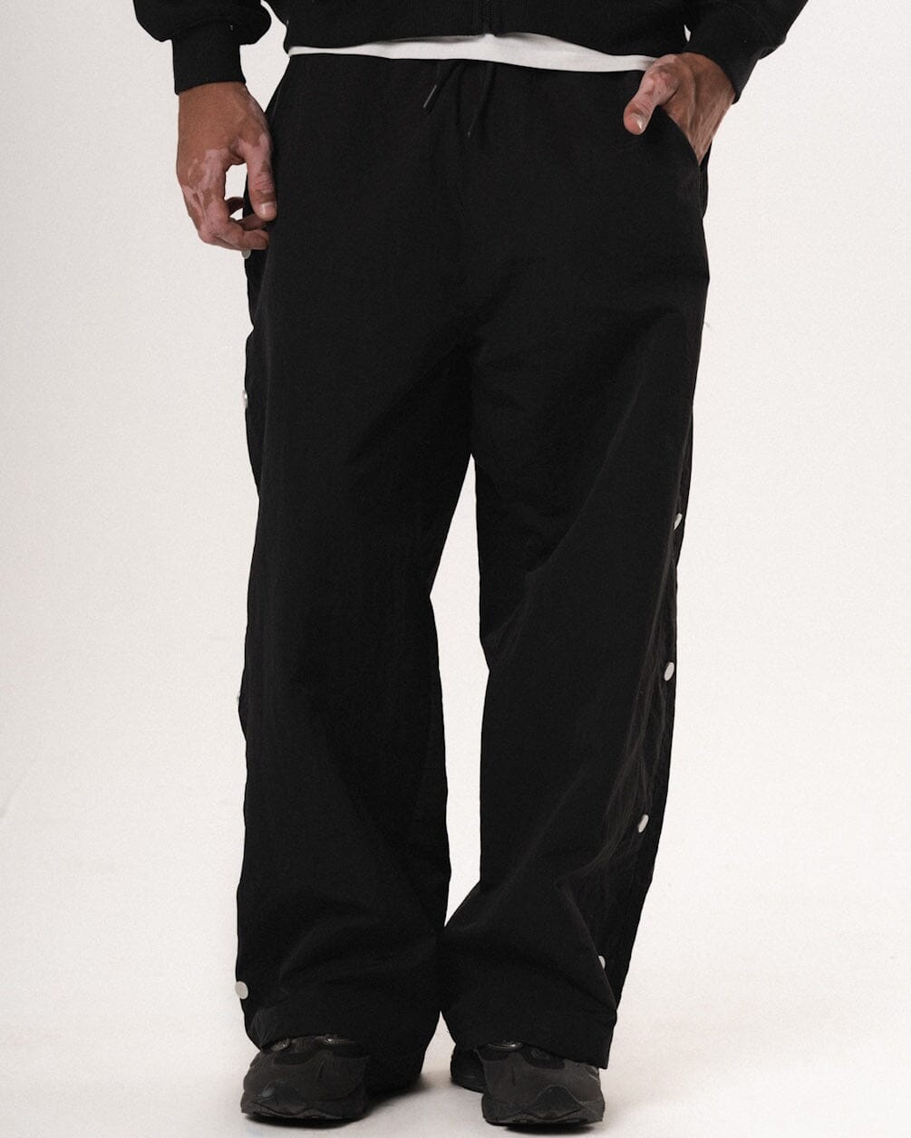 Male Black Track Pants