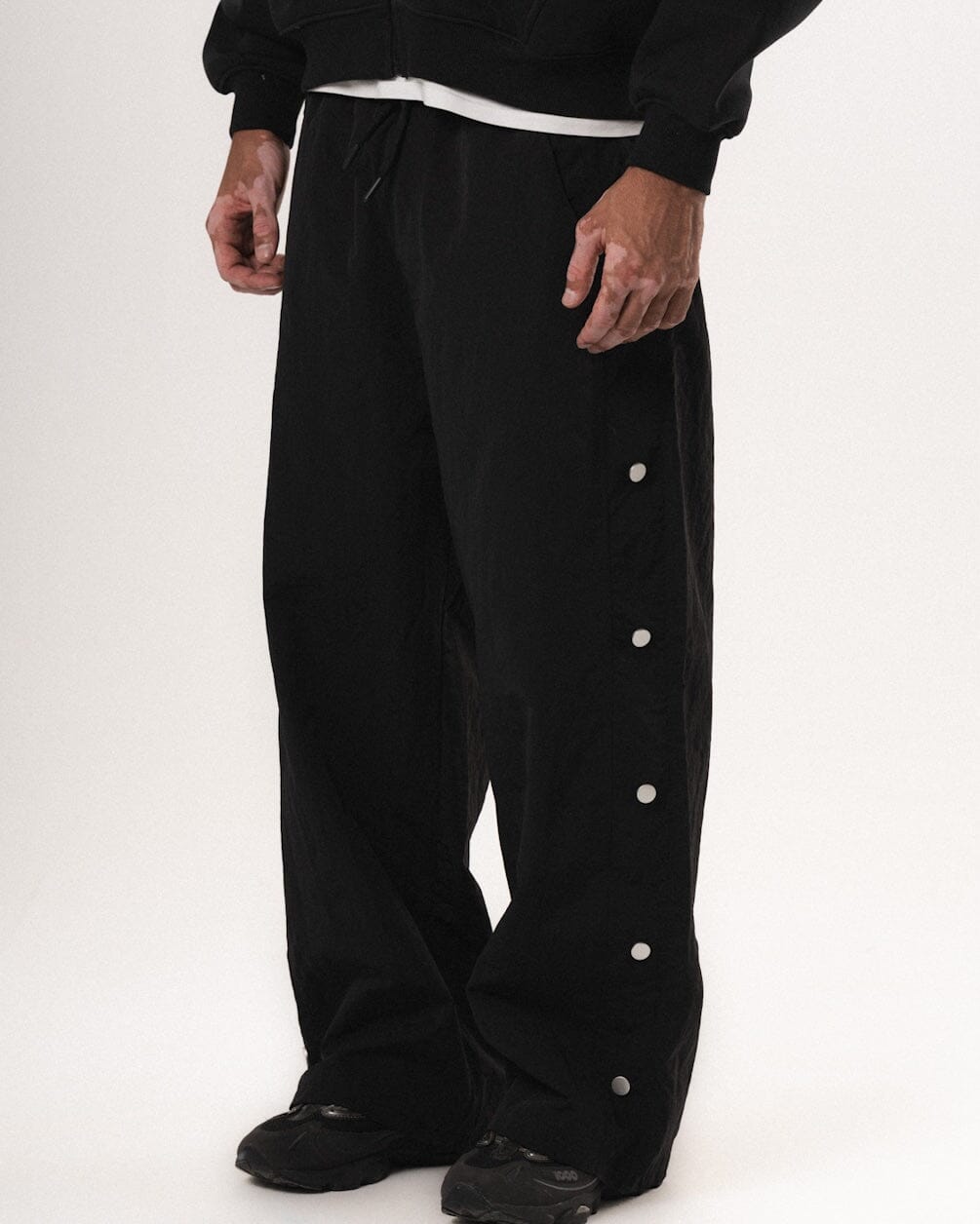 Male Black Track Pants