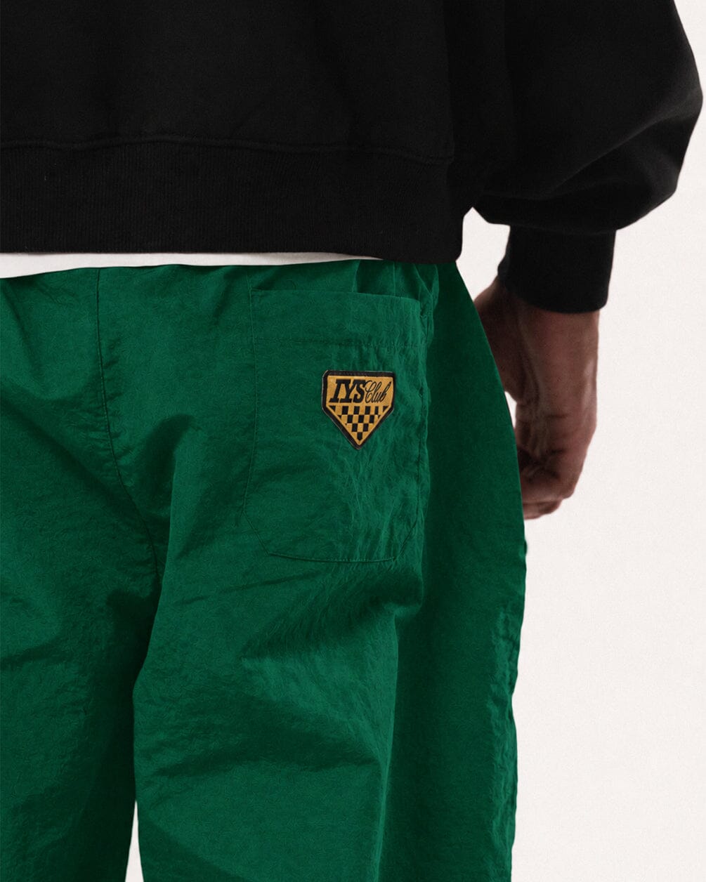 Male Dark Green Track Pants
