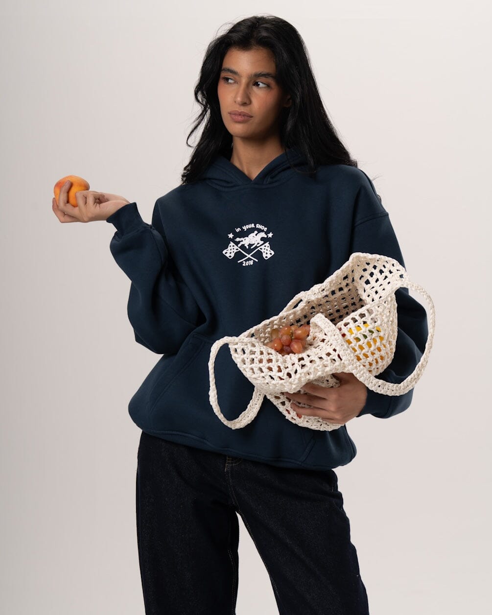 Horse Race Club Oversized Hoodie