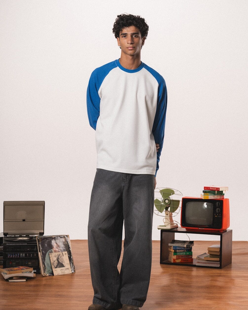 Off White Raglan Oversized Pullover